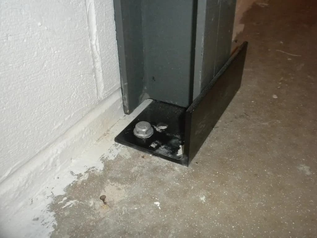 Force Bracket I-beam wall brace system for severe foundation repair