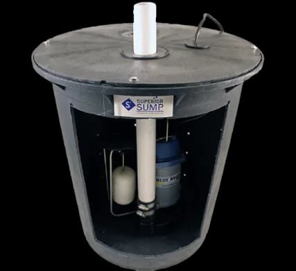 Superior Sump Pumps professional grade cast iron systems with top suction filters not sold in retail stores