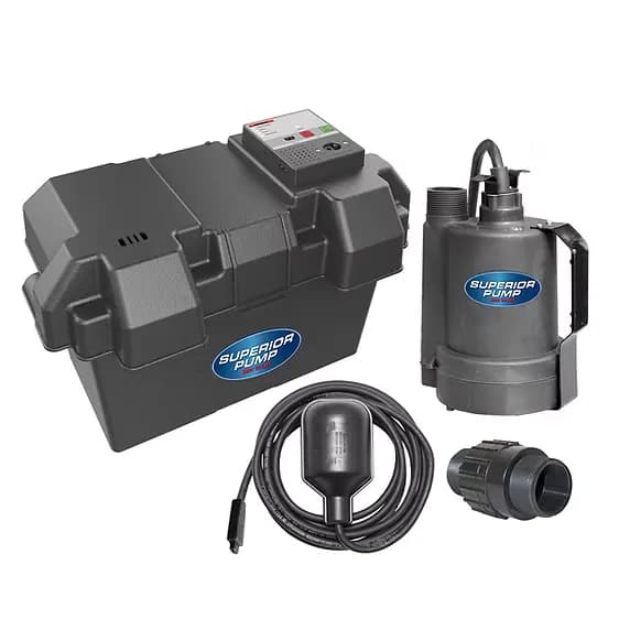 Superior Pump 92900 professional grade sump pump with cast iron construction