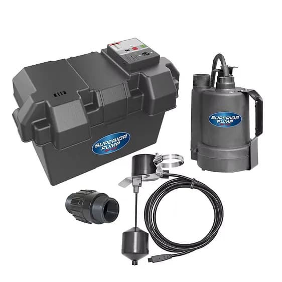 Superior Pump 92910 professional basement sump pump system